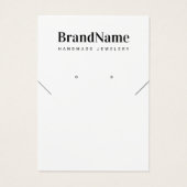 Aangepast Ketting verdient dank je creditcard Visitekaartje (Achterkant)