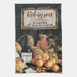 Aangepast keukendecor theedoek