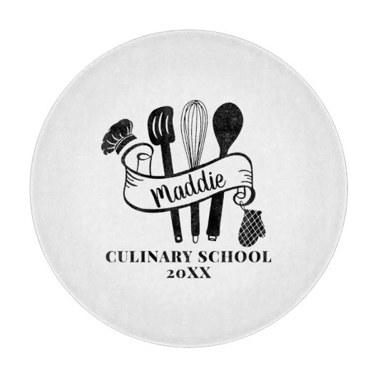 Aangepast keukengerei kookschool snijplank (Voorkant)