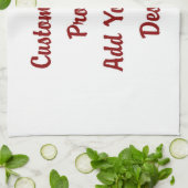 Aangepast - keukenhanddoek (Gevouwen)