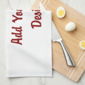 Aangepast - keukenhanddoek (Quarter Fold)