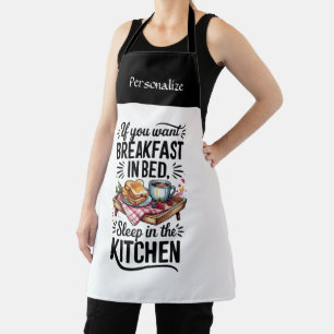 Aangepast keukenmateriaal Funny humor citaat Perso Schort
