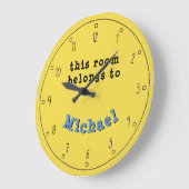 Aangepast Kies uw eigen kleur Grote Klok (Hoek)