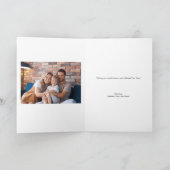 Aangepast Kind Kerstkunst Vrolijke Kerstfoto Feestdagen Kaart (Binnen)