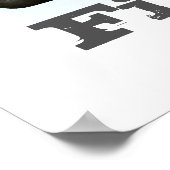 Aangepast Kind Roodbrandende kunst Poster (Hoek)