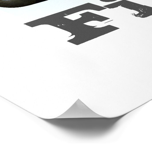 Aangepast Kind Roodbrandende kunst Poster (Hoek)