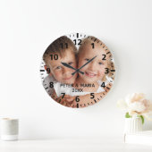Aangepast kinder fotonaamjaar voor kinderen grote klok (Huis)