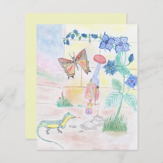 Aangepast Kinder kunstwerk, Nutcracker speelgoed,  (Voorkant / Achterkant)