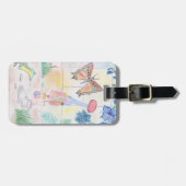 Aangepast Kinder kunstwerk, Nutcracker speelgoed,  Bagagelabel (Voorkant horizontaal)