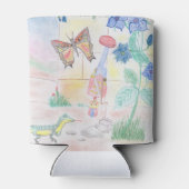 Aangepast Kinder kunstwerk, Nutcracker speelgoed, Blikjeskoeler (Achterkant)