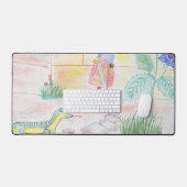 Aangepast Kinder kunstwerk, Nutcracker speelgoed, Bureaumat (Keyboard & Muis)