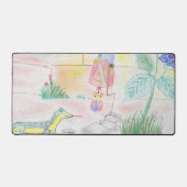 Aangepast Kinder kunstwerk, Nutcracker speelgoed,  Bureaumat (Voorkant)