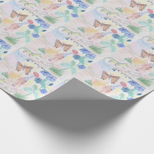 Aangepast Kinder kunstwerk, Nutcracker speelgoed, Cadeaupapier (Hoek)