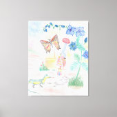 Aangepast Kinder kunstwerk, Nutcracker speelgoed, Canvas Afdruk (Voorkant)