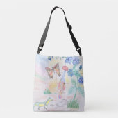 Aangepast Kinder kunstwerk, Nutcracker speelgoed, Crossbody Tas (Achterkant)