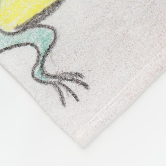 Aangepast Kinder kunstwerk, Nutcracker speelgoed,  Fleece Deken (Hoek)