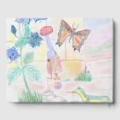 Aangepast Kinder kunstwerk, Nutcracker speelgoed,  Gastenboek (Achterkant)