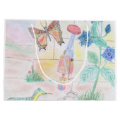 Aangepast Kinder kunstwerk, Nutcracker speelgoed,  Groot Cadeauzakje (Achterkant)