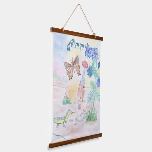 Aangepast Kinder kunstwerk, Nutcracker speelgoed,  Hangend Wandkleed (Gebogen)