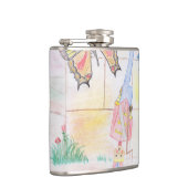 Aangepast Kinder kunstwerk, Nutcracker speelgoed, Heupfles (Rechts)