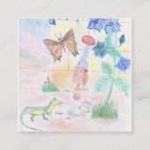 Aangepast Kinder kunstwerk, Nutcracker speelgoed,  Informatiekaartje (Voorkant)