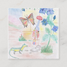 Aangepast Kinder kunstwerk, Nutcracker speelgoed,  Informatiekaartje