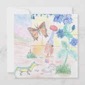 Aangepast Kinder kunstwerk, Nutcracker speelgoed,  Kaart (Voorkant)