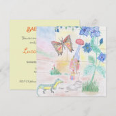 Aangepast Kinder kunstwerk, Nutcracker speelgoed, Kaart (Voorkant / Achterkant)