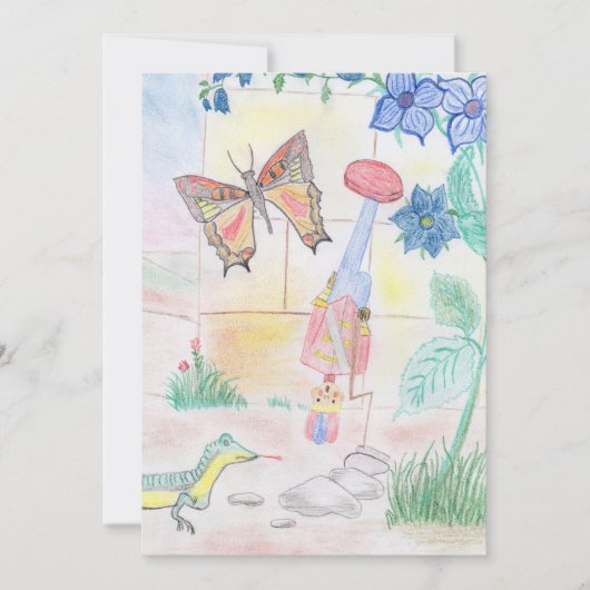 Aangepast Kinder kunstwerk, Nutcracker speelgoed,  Kaart (Voorkant)