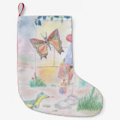 Aangepast Kinder kunstwerk, Nutcracker speelgoed,  Kleine Kerstsok (Voorkant)