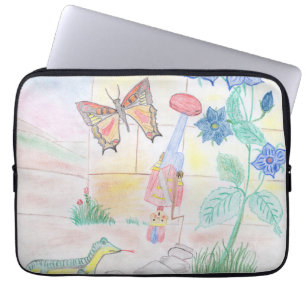 Aangepast Kinder kunstwerk, Nutcracker speelgoed, Laptop Sleeve