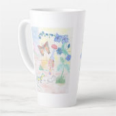 Aangepast Kinder kunstwerk, Nutcracker speelgoed,  Latte Mok (Linkerhoek)