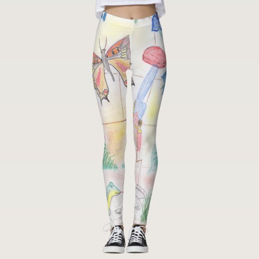 Aangepast Kinder kunstwerk, Nutcracker speelgoed,  Leggings (Voorkant)