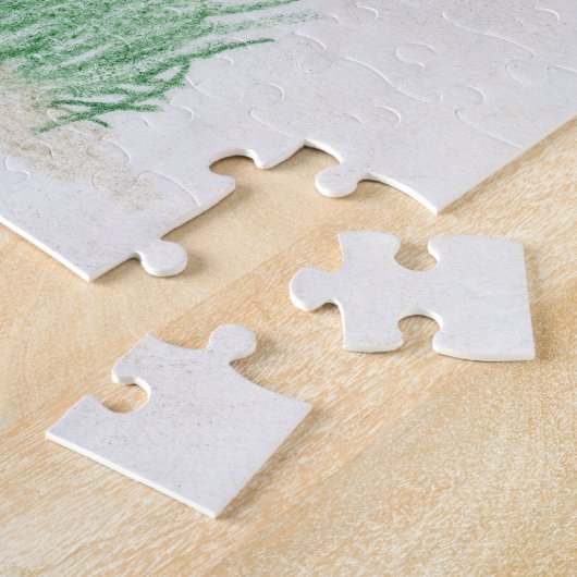 Aangepast Kinder kunstwerk, Nutcracker speelgoed,  Legpuzzel (Zijkant)