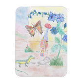 Aangepast Kinder kunstwerk, Nutcracker speelgoed, Magneet (Verticaal)