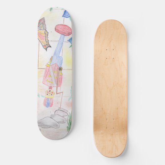 Aangepast Kinder kunstwerk, Nutcracker speelgoed,  Persoonlijk Skateboard (Voorkant)