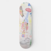 Aangepast Kinder kunstwerk, Nutcracker speelgoed,  Persoonlijk Skateboard (Voorkant)