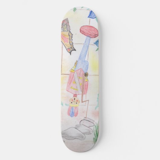 Aangepast Kinder kunstwerk, Nutcracker speelgoed,  Persoonlijk Skateboard (Voorkant)