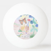 Aangepast Kinder kunstwerk, Nutcracker speelgoed,  Pingpongbal (Achterkant)