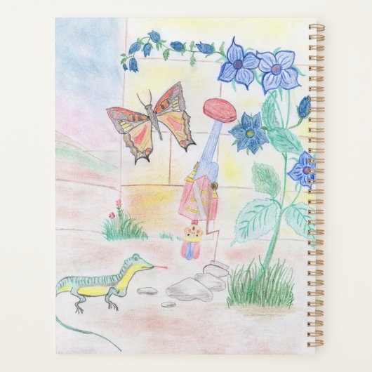 Aangepast Kinder kunstwerk, Nutcracker speelgoed,  Planner (Achterkant)