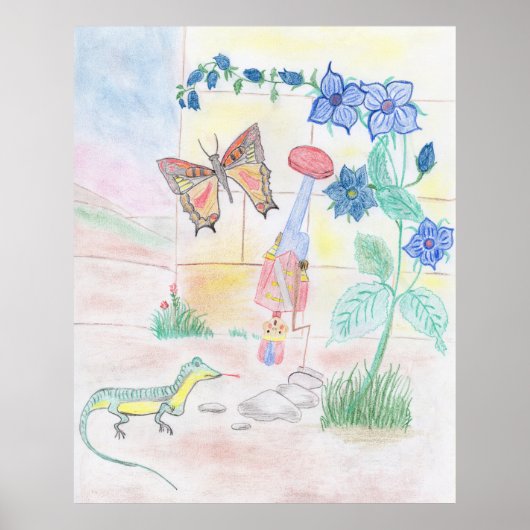 Aangepast Kinder kunstwerk, Nutcracker speelgoed,  Poster (Voorkant)