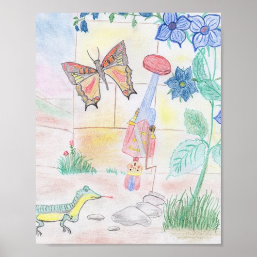 Aangepast Kinder kunstwerk, Nutcracker speelgoed,  Poster (Voorkant)