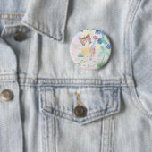 Aangepast Kinder kunstwerk, Nutcracker speelgoed,  Ronde Button 5,7 Cm (In situ)
