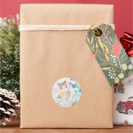 Aangepast Kinder kunstwerk, Nutcracker speelgoed, Ronde Sticker
