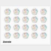 Aangepast Kinder kunstwerk, Nutcracker speelgoed,  Ronde Sticker (Vel)