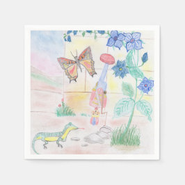 Aangepast Kinder kunstwerk, Nutcracker speelgoed,  Servet