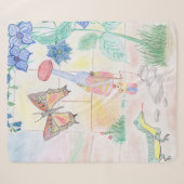 Aangepast Kinder kunstwerk, Nutcracker speelgoed,  Sherpa Deken (Voorkant (horizontaal))