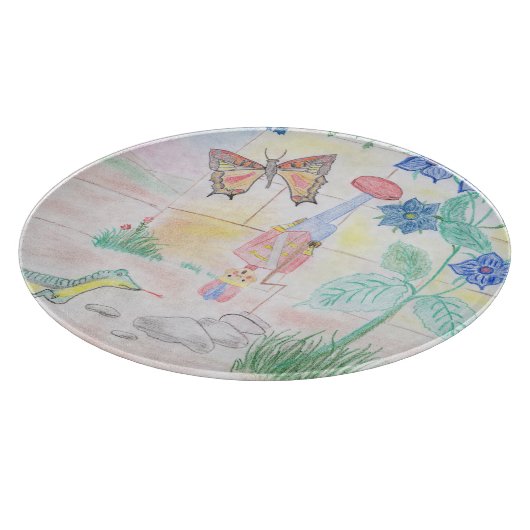 Aangepast Kinder kunstwerk, Nutcracker speelgoed,  Snijplank (Hoek)