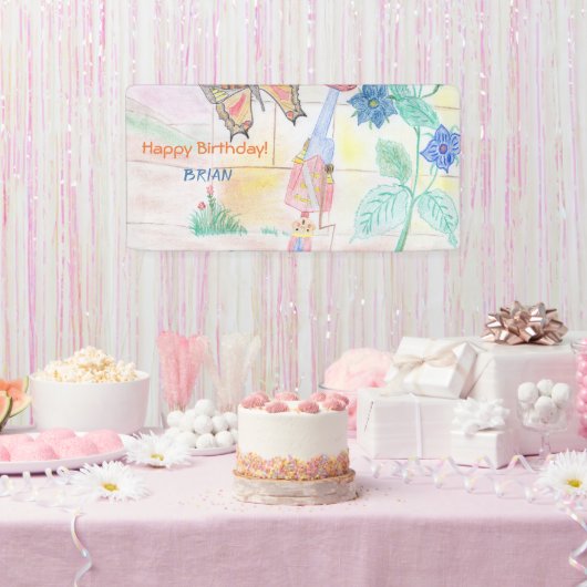 Aangepast Kinder kunstwerk, Nutcracker speelgoed,  Spandoek (Feest)