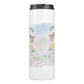 Aangepast Kinder kunstwerk, Nutcracker speelgoed,  Thermosbeker (Achterkant)